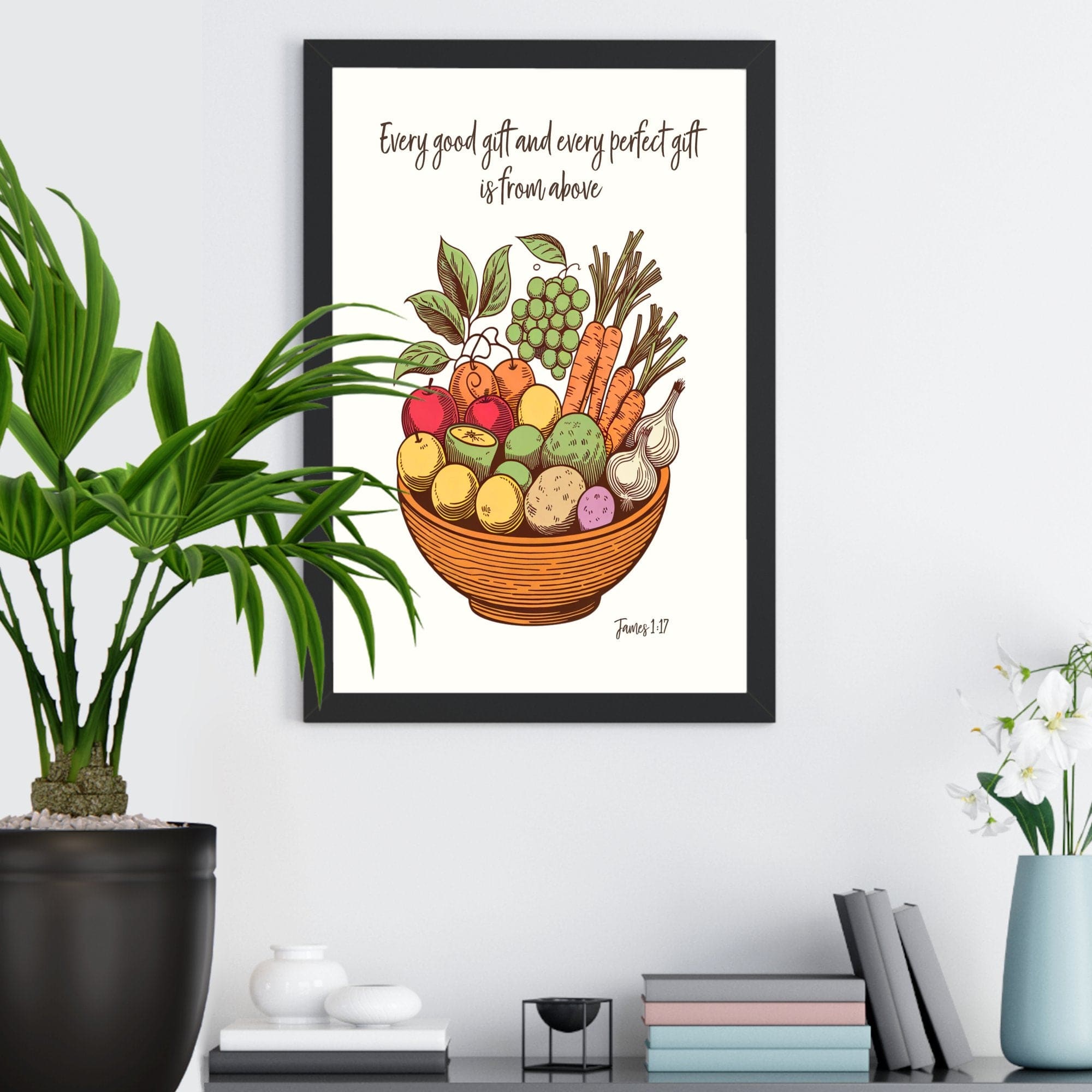 Wall Decor Giclee Poster Art Print - Every Good Gift and Every Perfect Gift