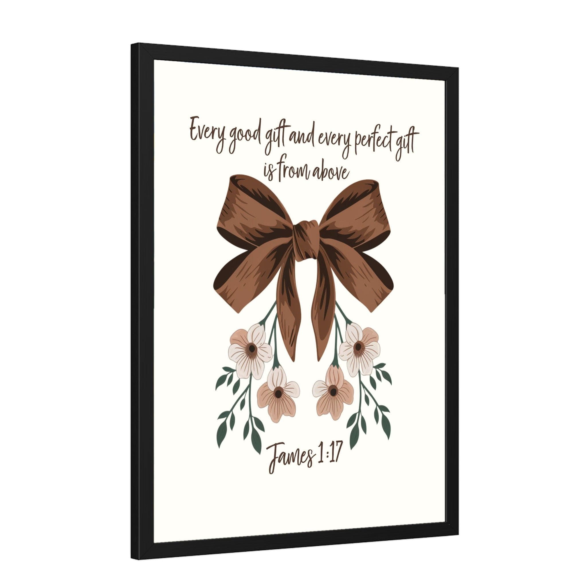 Wall Decor Giclee Poster Art Print - Every Good Gift and Every Perfect Gift Art