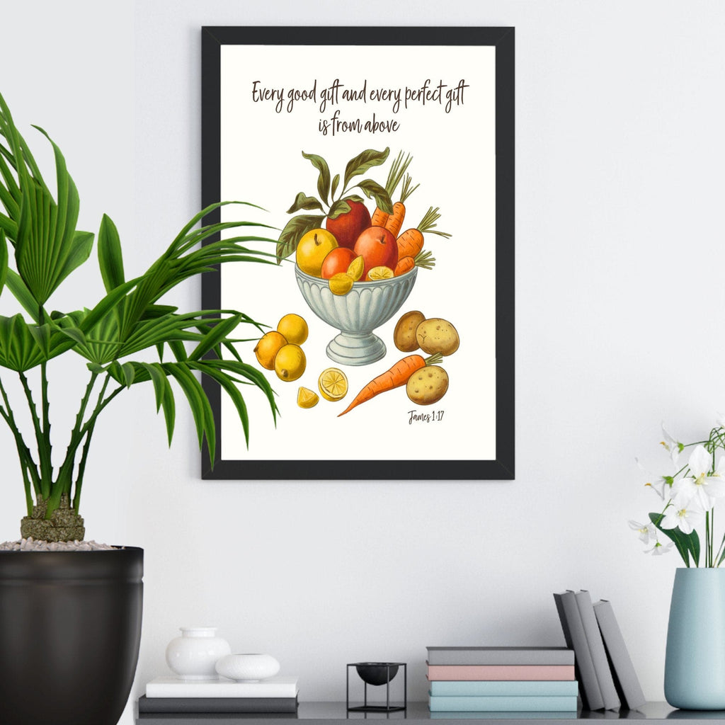 Wall Decor Giclee Poster Art Print - Every Good Gift and Every Perfect Gift