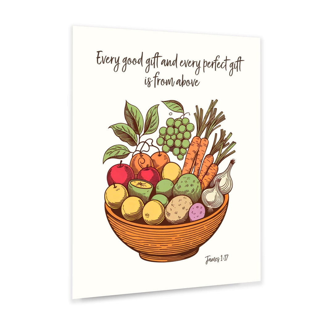 Wall Decor Giclee Poster Art Print - Every Good Gift and Every Perfect Gift