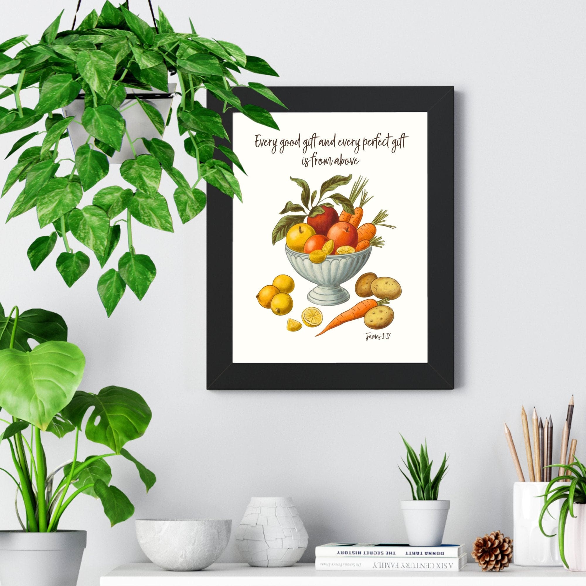 Wall Decor Giclee Poster Art Print - Every Good Gift and Every Perfect Gift