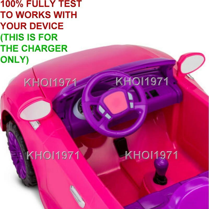 12V Convertible Ride-On Car Wall Charger AC Adapter for Kids
