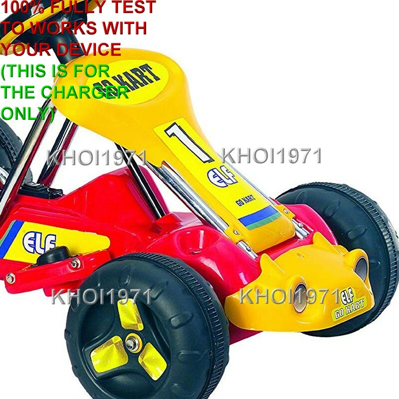 AC Wall Charger Adapter 6V Battery for Little Rider Elf Go Kart Ride-On Toy Red