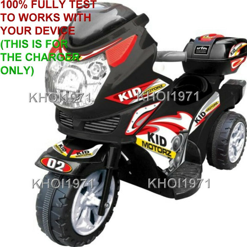 AC Wall Charger Adapter for Kid Motorz 0121 Motorbike Ride-On Toy