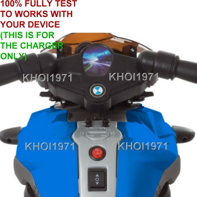 AC Wall Charger Adapter for Little Rider Motorcycle Ride-On with Training Wheel
