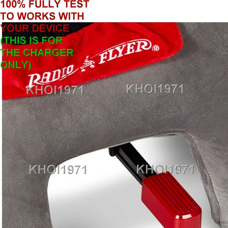 AC Wall Charger Adapter for 987 Radio Flyer Peanut Elephant Deluxe Ride-On Toy