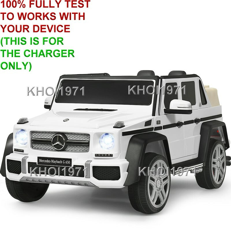 AC Wall Charger Adapter for Kids Ride-On Mercedes-Benz G650 Toy Car