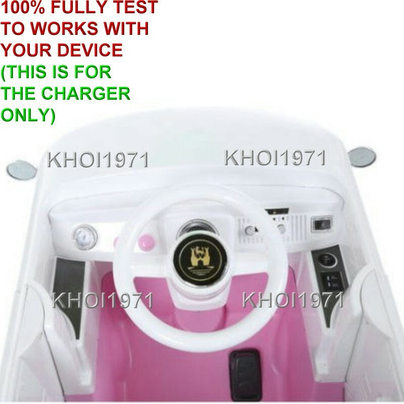 AC Wall Charger Adapter for Volkswagen VW Type 2 Bus 6V Ride-On Battery