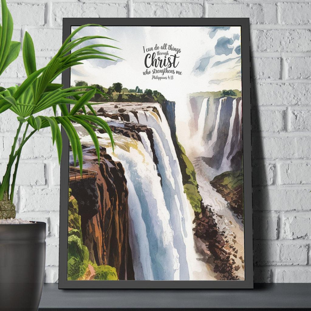 Wall Decor Giclee Poster Art Print - i can do All Things Inspirational Artwork