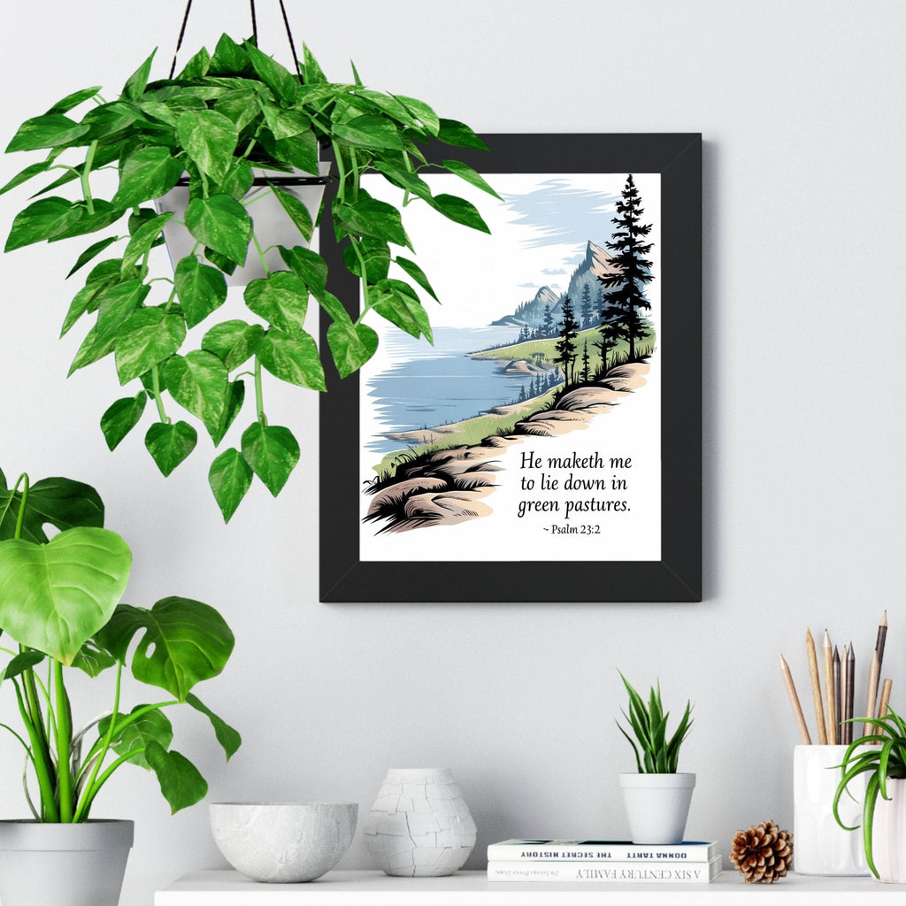 Giclee Faith Inspired Tranquil Ocean Horizon Landscape Uplifting Serenity Decor