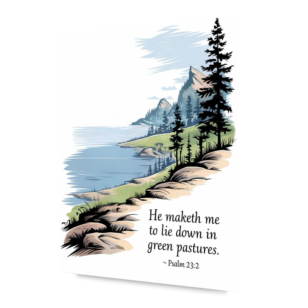 Giclee Faith Inspired Tranquil Ocean Horizon Landscape Uplifting Serenity Decor
