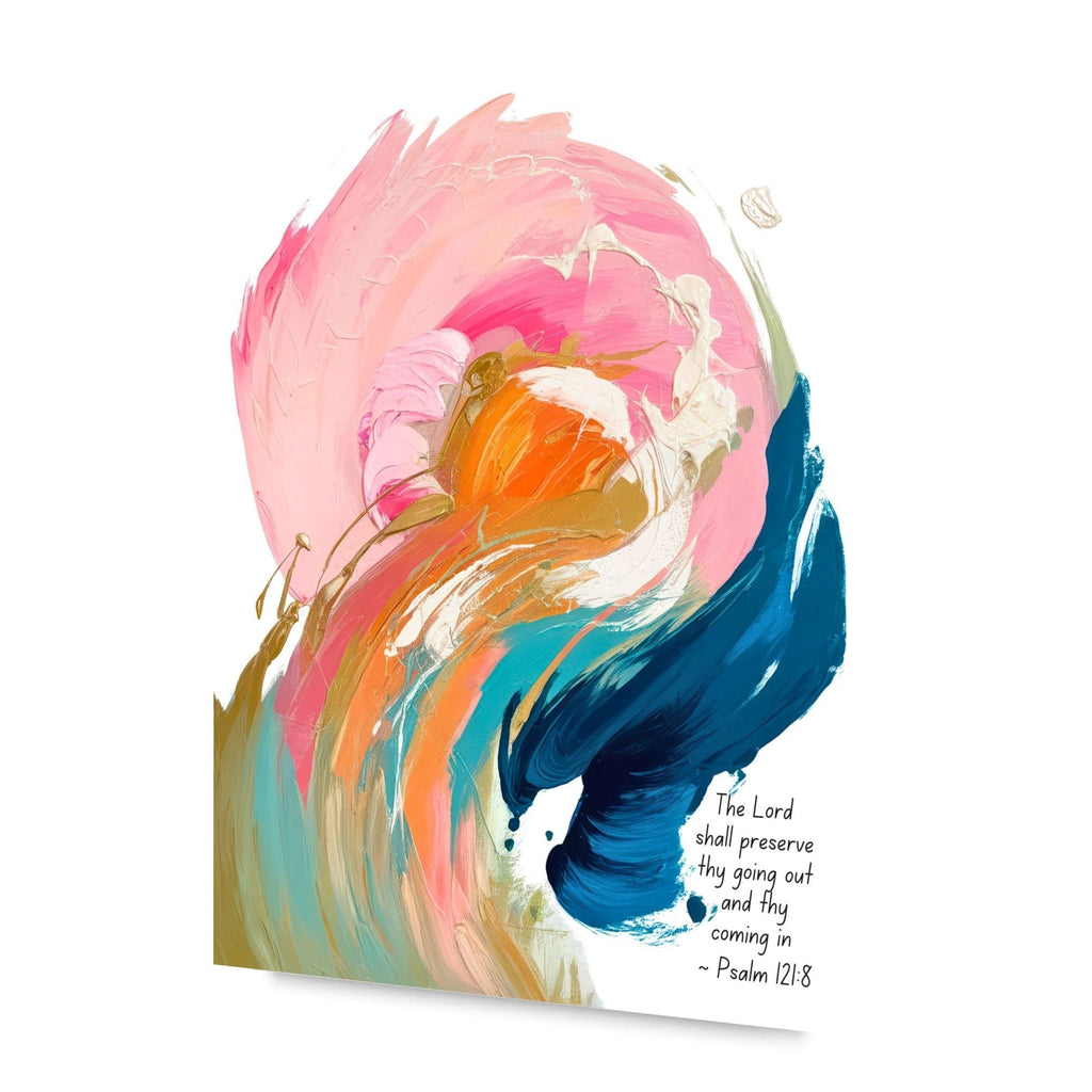 Wall Decor - Giclee Poster Art Print - Inspiration Artwork Psalm 121:8