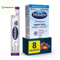 Electrolyte Powder | Hydration Drink for Kids & Adults | Variety Pack: Grape, Strawberry Lemonade, and Orange, 8 Powder Packets