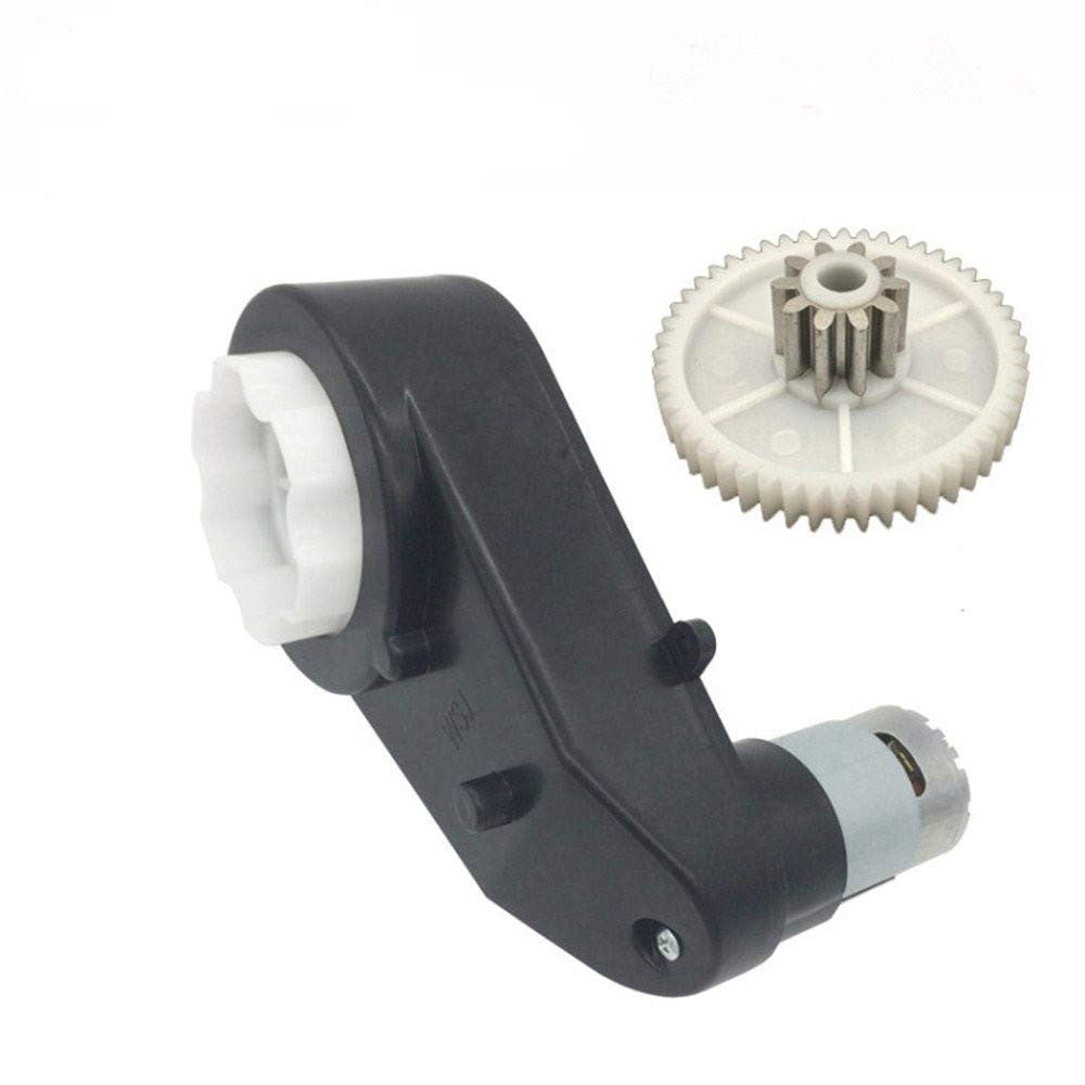 12V 550 High Torque DC Motor with 40000RPM Gearbox for Kids Ride-On Cars