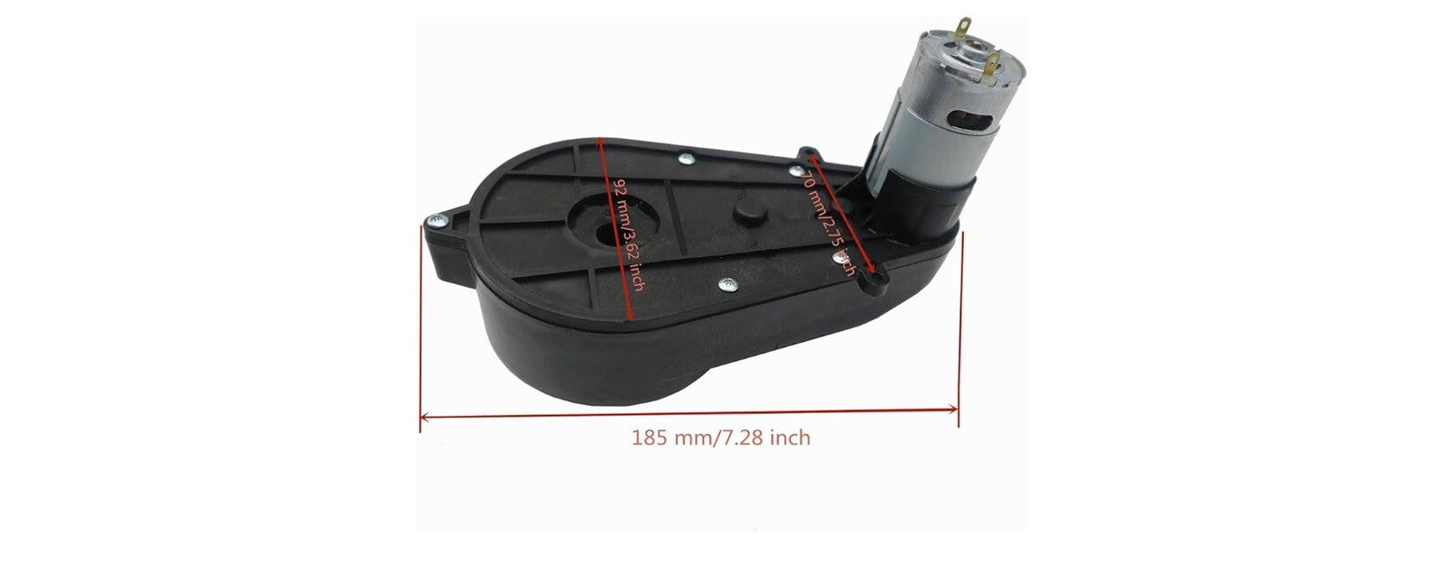 2 Pcs 12V RS550 High Speed 40000RPM Power Wheel Motors