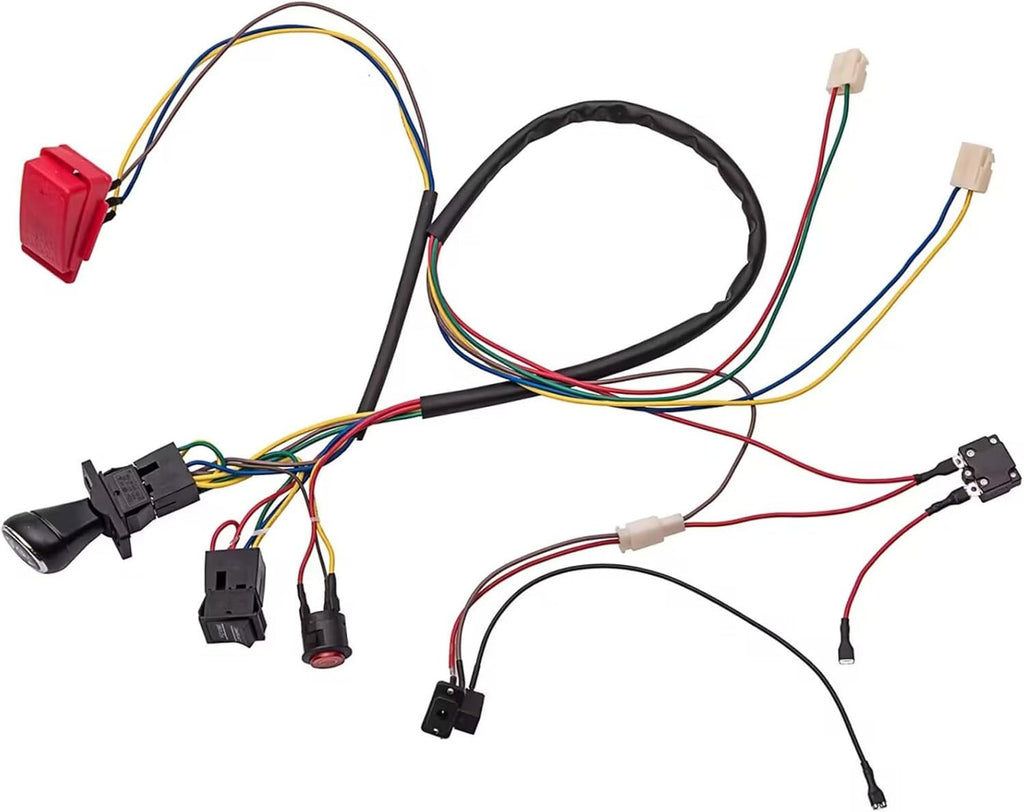 Children's DIY Electric Car Kit with Wires and Gearbox Accessories