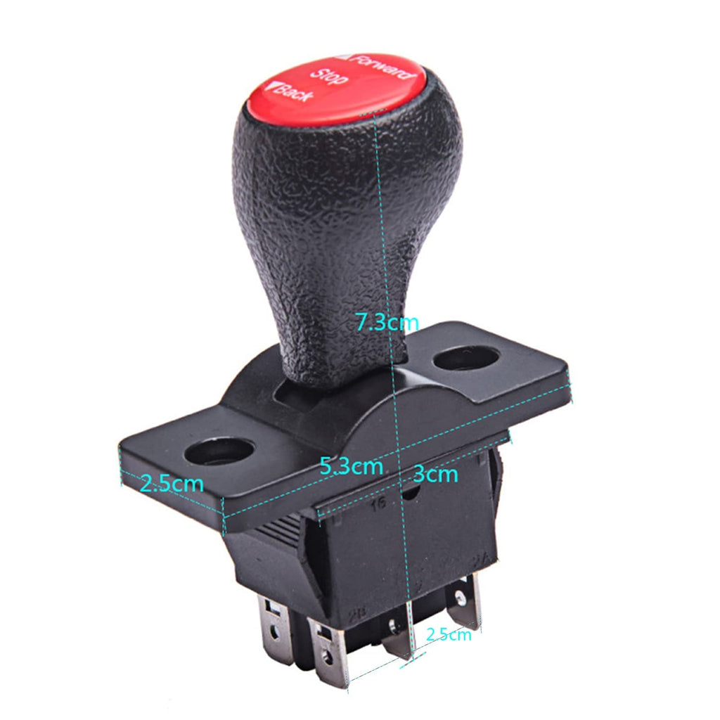 Electric Powered 4-Wheel Ride-On with Forward, Stop, Reverse Gear Handle for Children