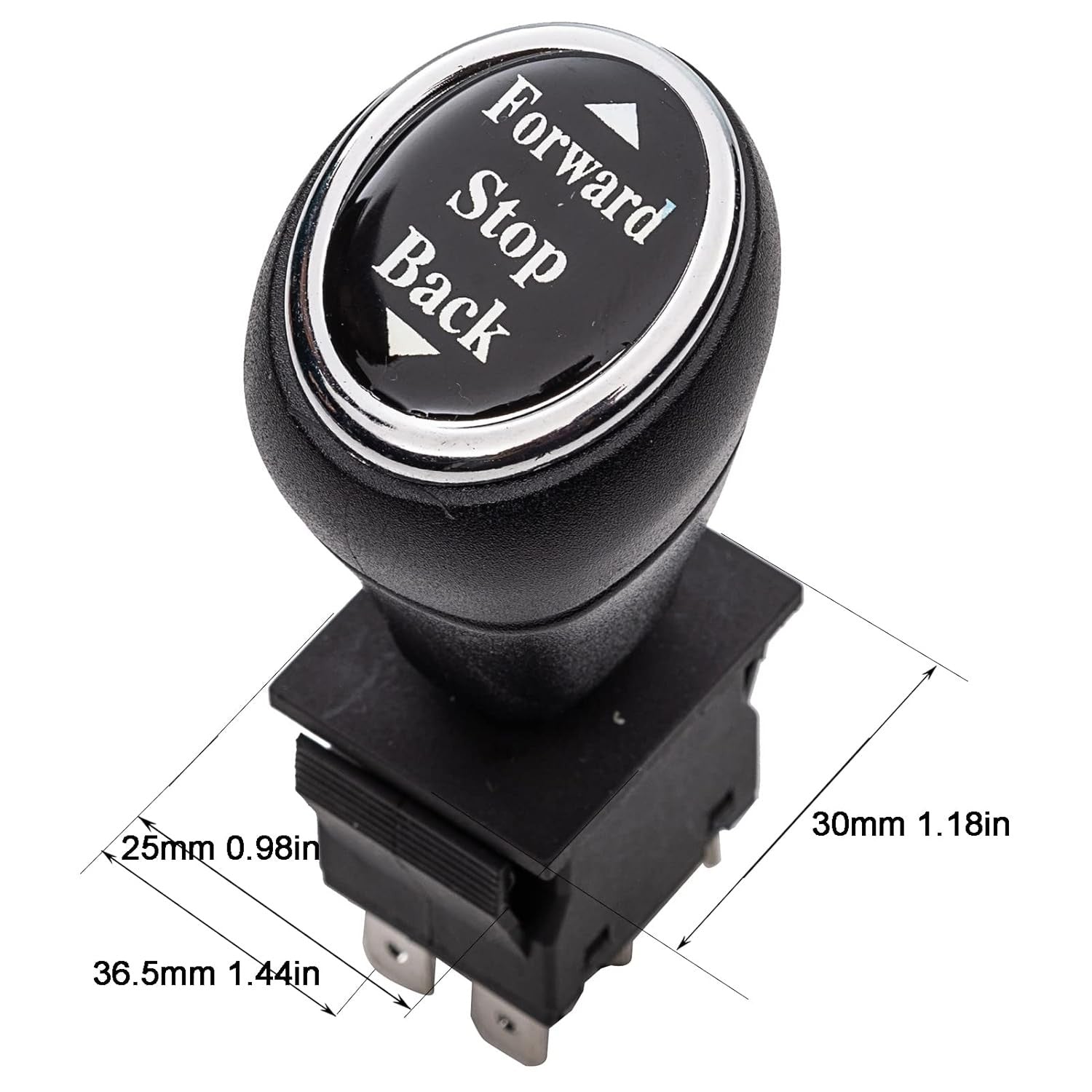 Forward Stop Reverse Snap-On Handle Gear Switch for Kids Ride-On Car