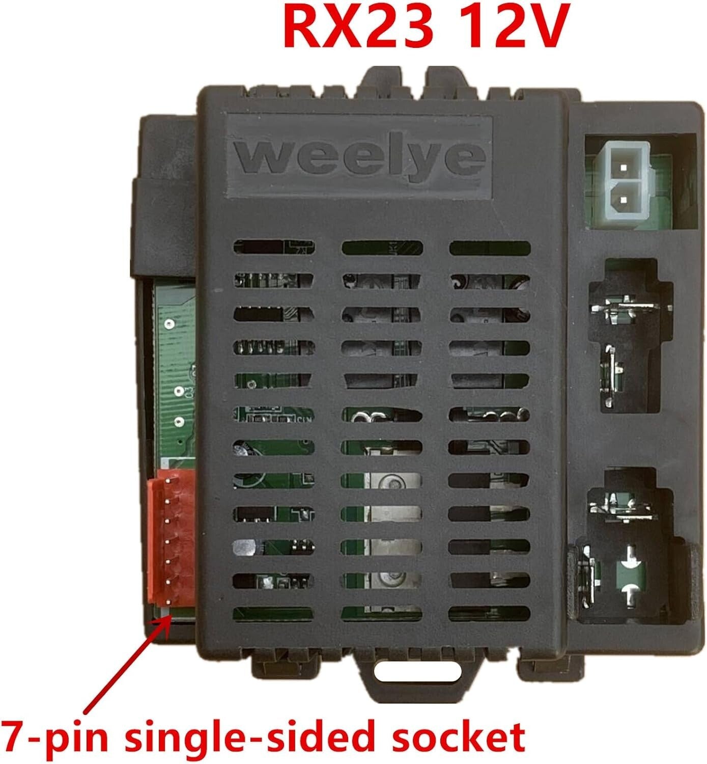 RX23 12V Control Box Receiver Replacement for Kids Electric Ride-On Car Parts