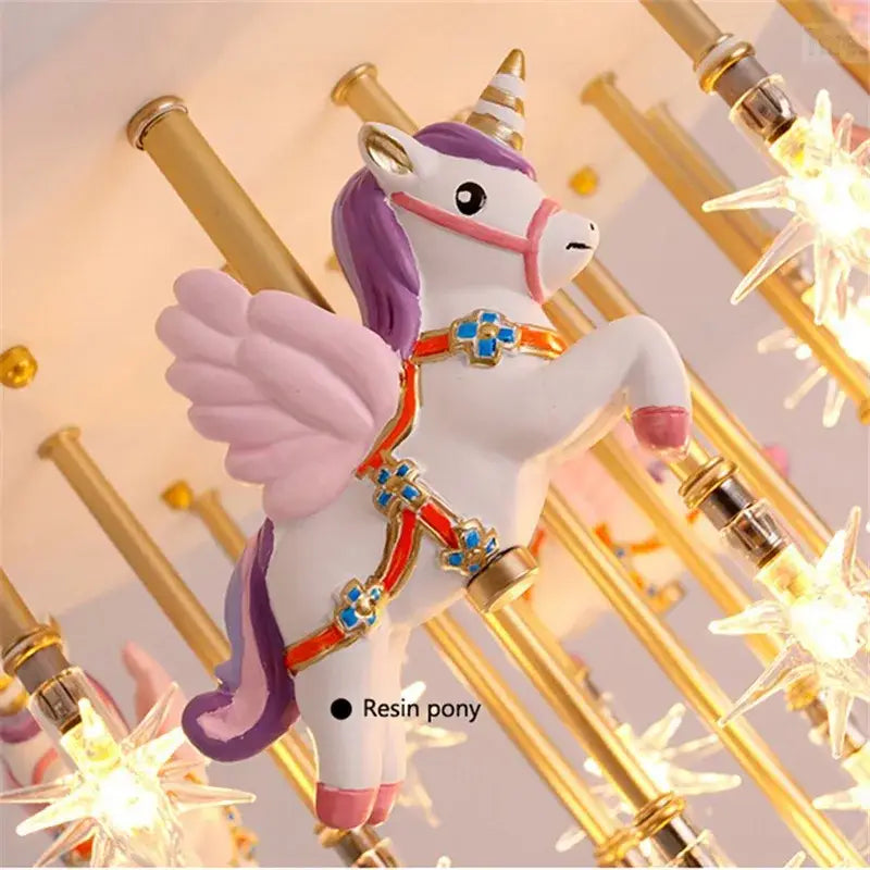 Whimsical blue & white anime animal ceiling light kids bedroom