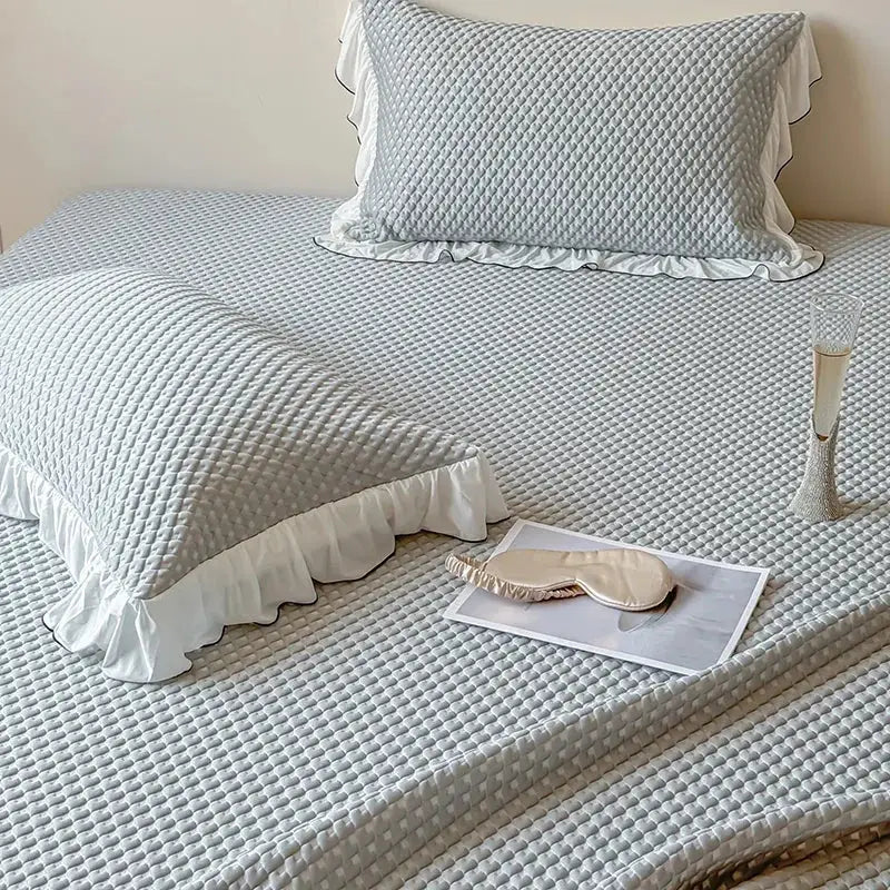 White and black ruffled bedding set bedroom decorbites cool feeling