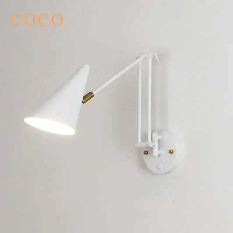 White and brass decorbites astronaut wall sconces bedroom wall lamp