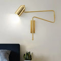 White and brass decorbites astronaut wall sconces bedroom wall lamp