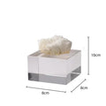 White and gold crystal coralline ornaments living room decor
