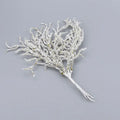 White and gold glitter artificial branches home decor living room