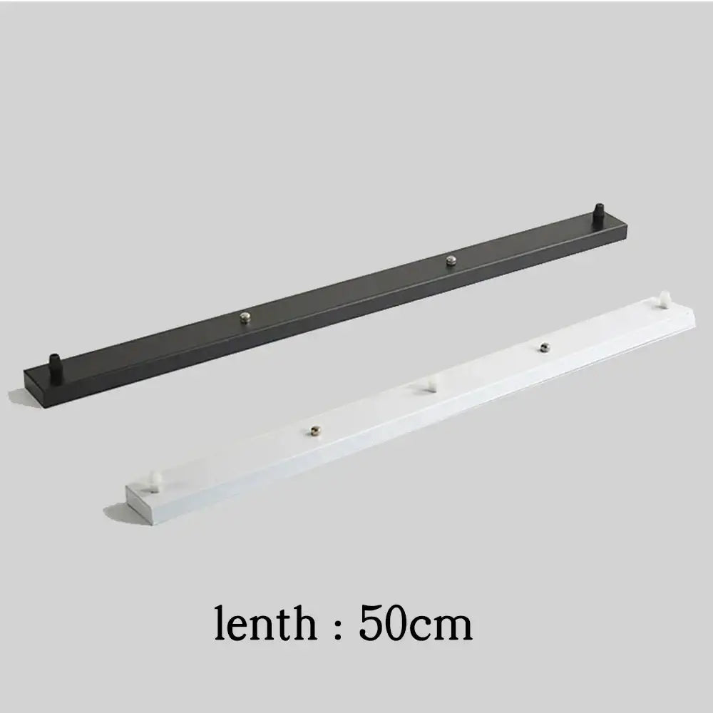 White & black pendant light ceiling mount canopy with hooks dining room