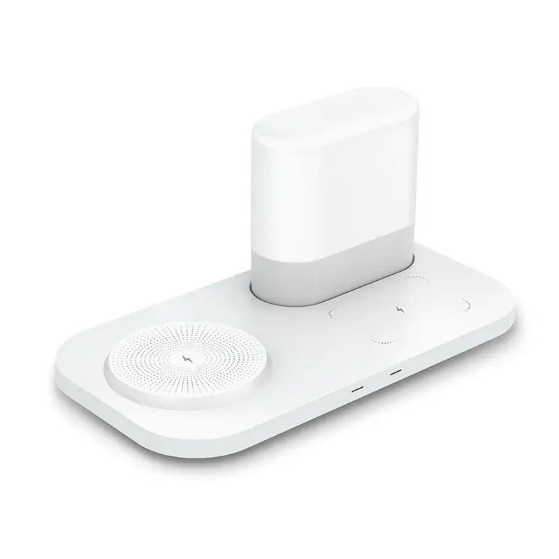 White decorbites led wireless charging night light bedroom lamp