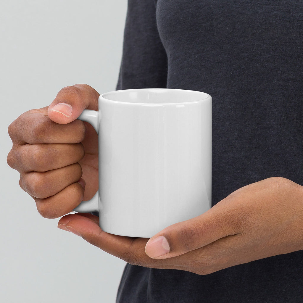 Alpha and Omega glossy mug