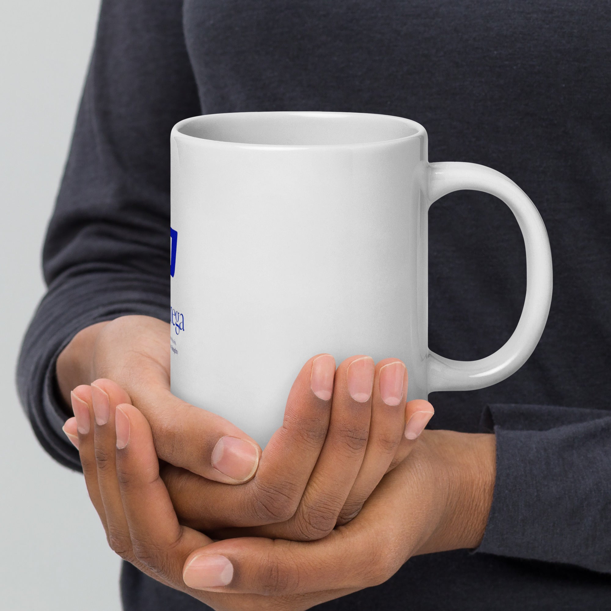 Alpha and Omega glossy mug