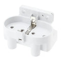 White plastic 2g11 lamp holder socket kitchen terminal block