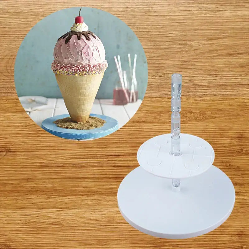 White silicone ice cream layer cake frame kit kitchen baking tool