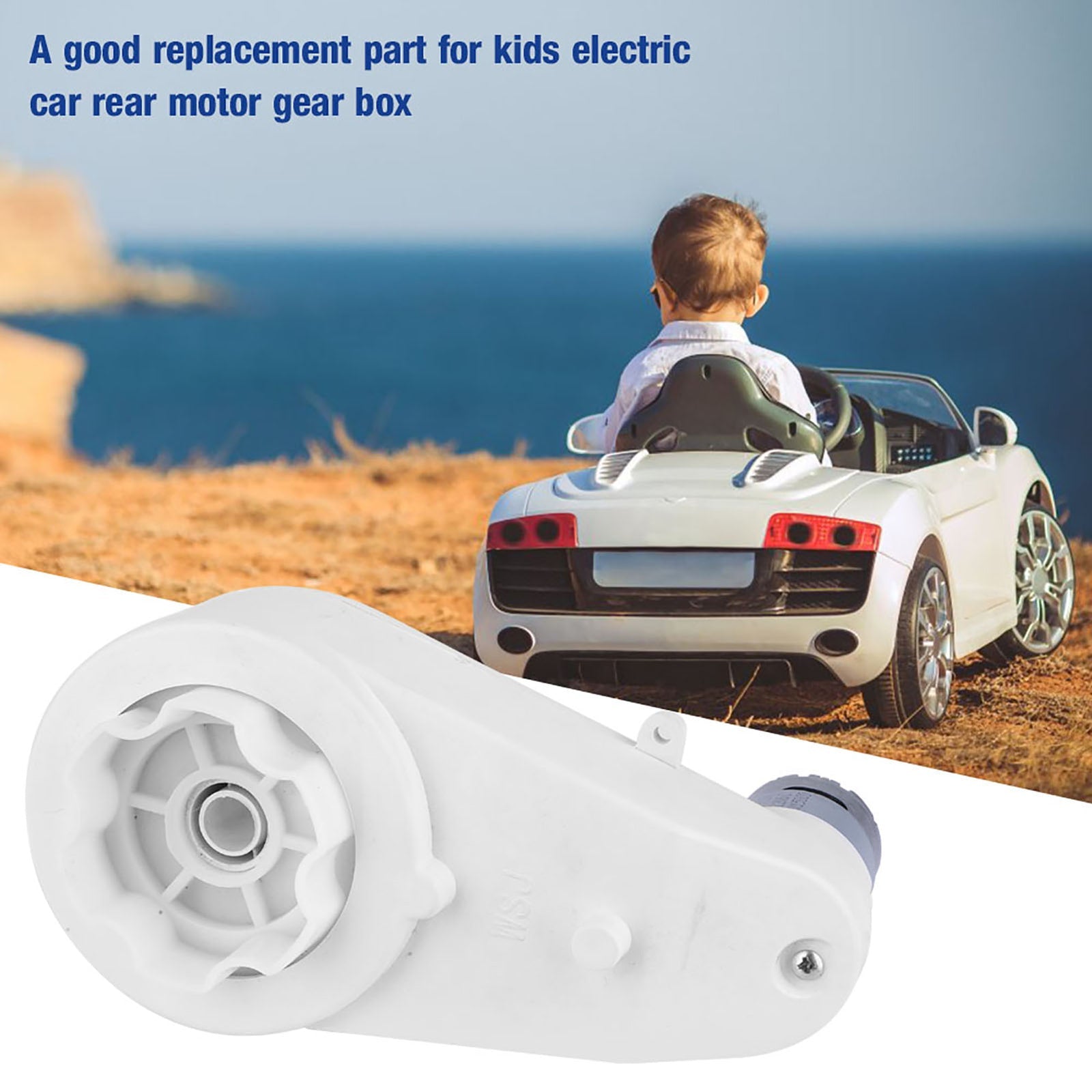 Electric 6V 15000rpm Motor Gearbox for Kids' Toy Vehicle Parts
