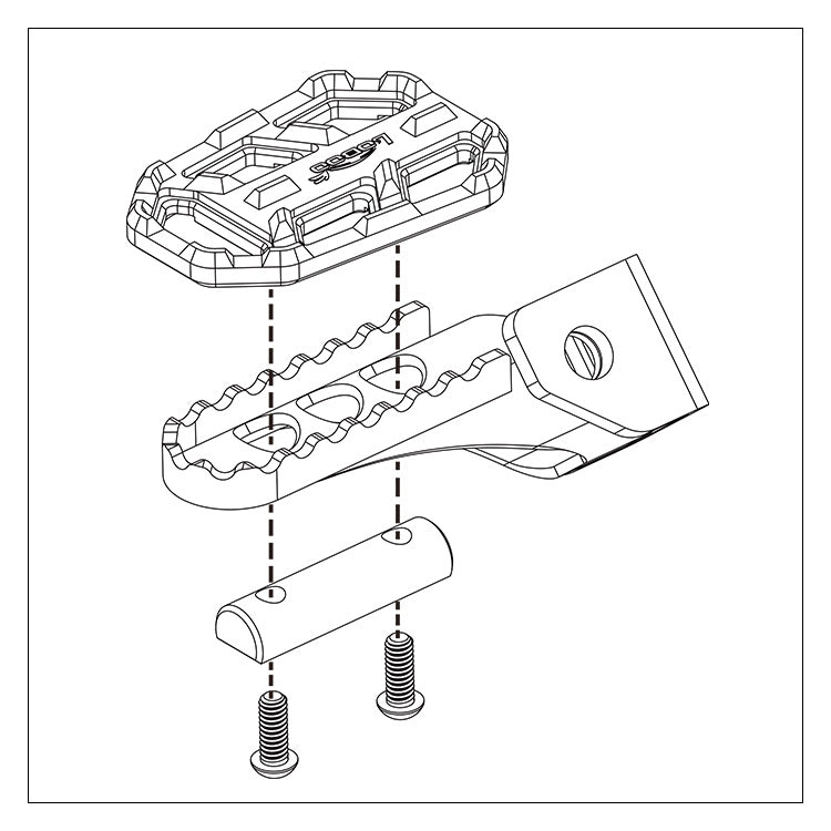 Wide Foot Pegs  CJT010