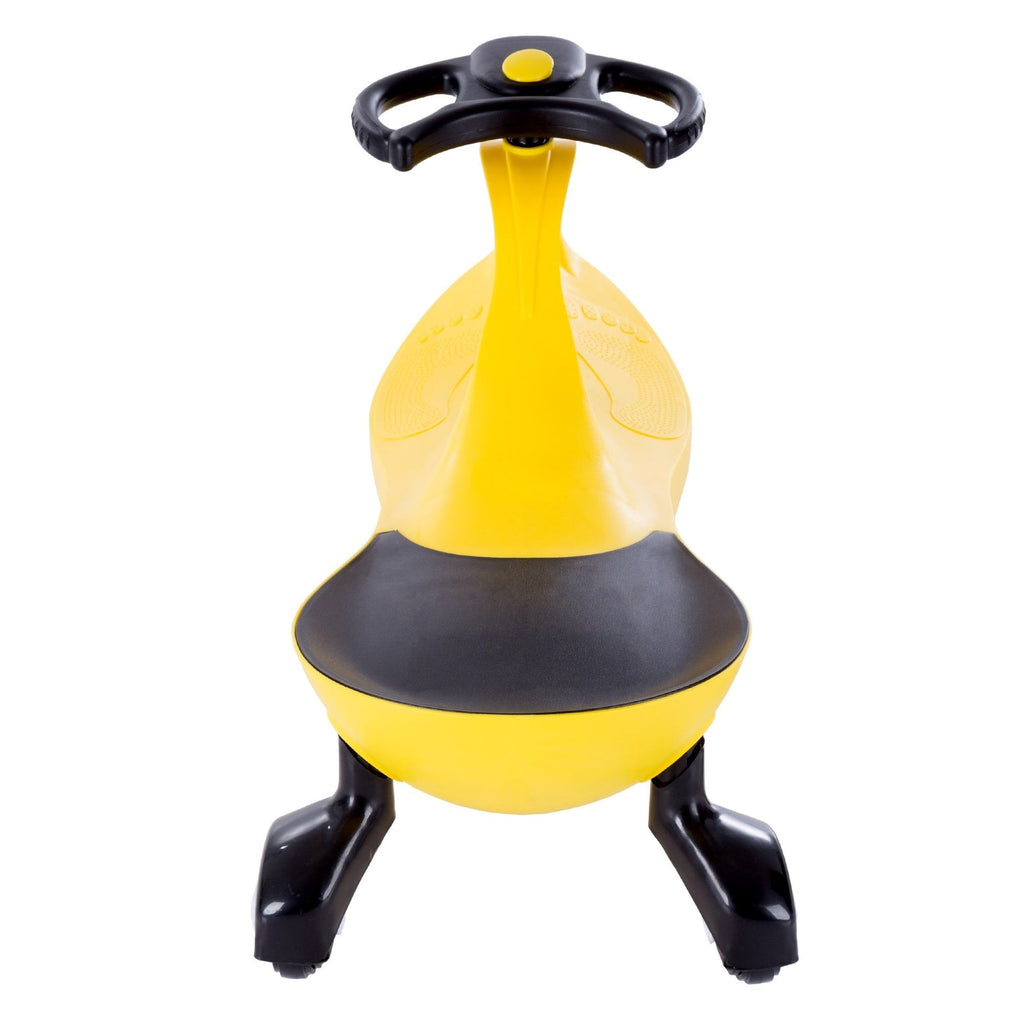 Wiggle Car Ride-On Toy for Ages 3 and Up by Little Rider Yellow - Damaged Box