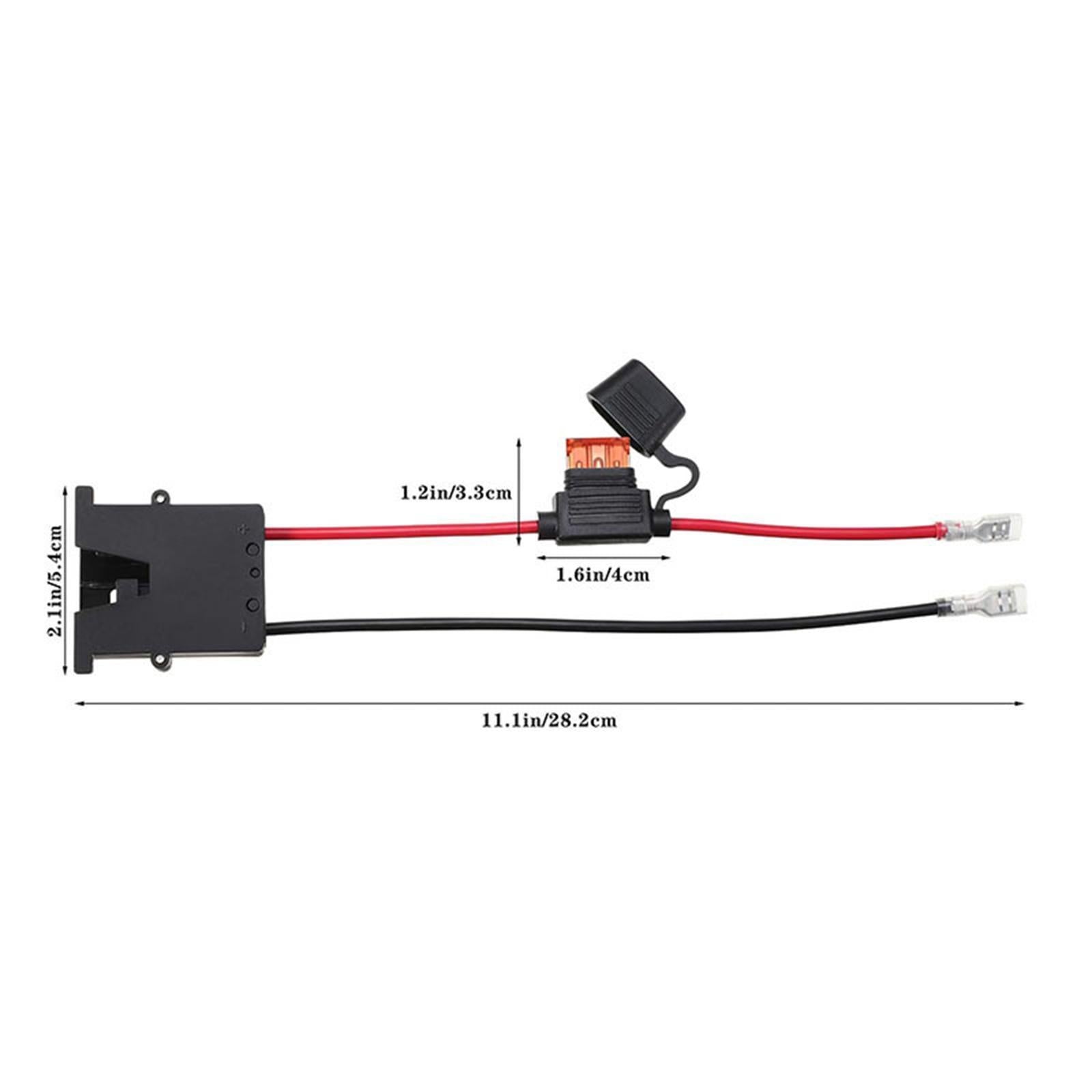 12V Wire Harness Connector Adapter Extension for Kids Ride-On Toy Car Parts