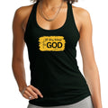 Womens Fitness Tank Top Graphic T-shirt - All Glory Belongs to God