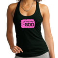 Womens Fitness Tank Top Graphic T-shirt - All Glory Belongs to God