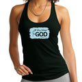 Womens Fitness Tank Top Graphic T-shirt - All Glory Belongs to God