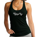 Womens Fitness Tank Top Graphic T-shirt Blessed Up