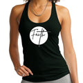Womens Fitness Tank Top Graphic T-shirt Faith Print