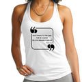 Womens Fitness Tank Top Graphic T-shirt - Give Thanks to the Lord