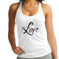 Womens Fitness Tank Top Graphic T-shirt - Inspire Love