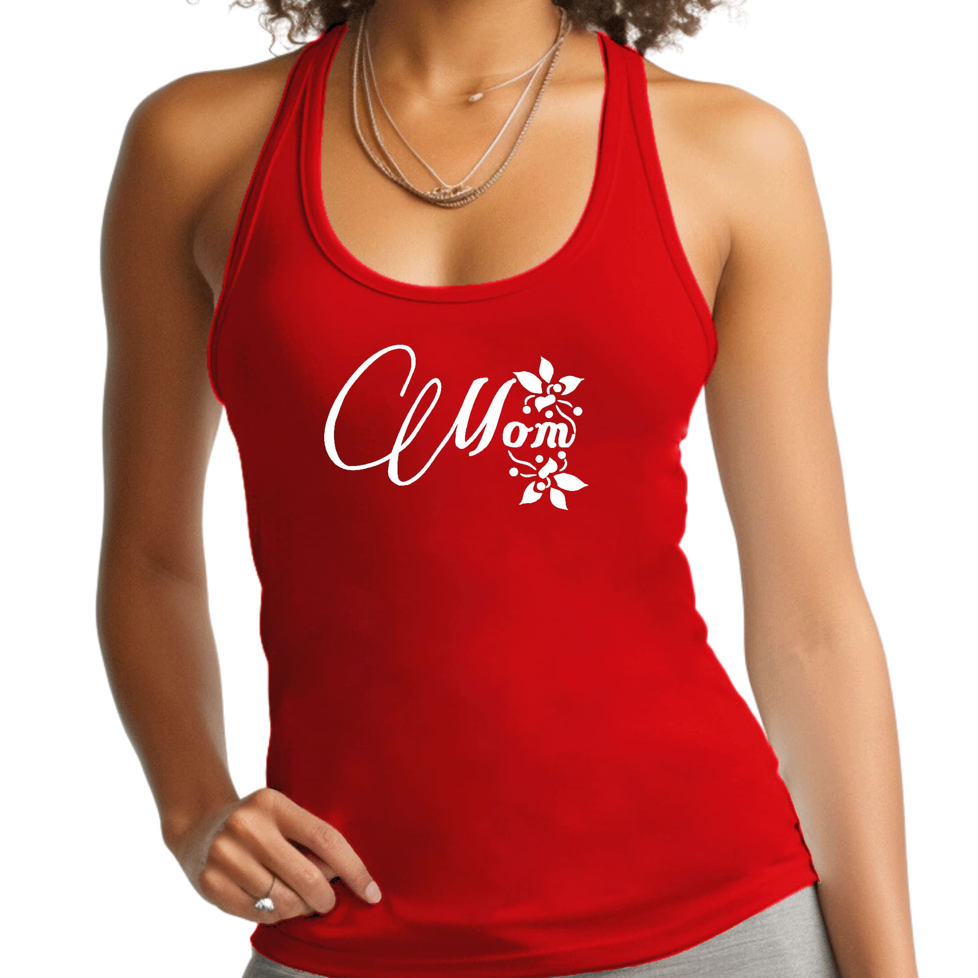 Womens Fitness Tank Top Graphic T-shirt Mom Appreciation for Mothers
