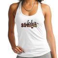 Womens Fitness Tank Top Graphic T-shirt - the Lord is my Strength Print