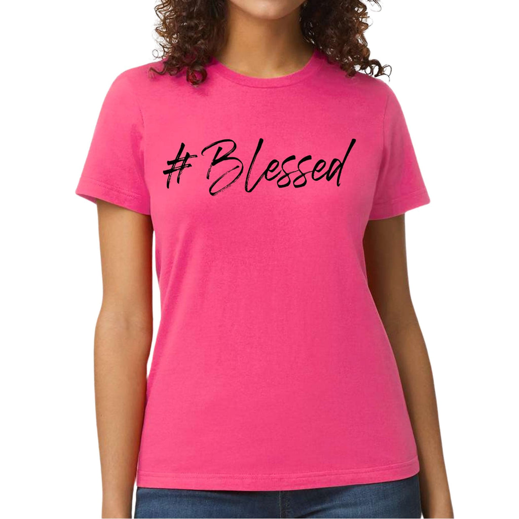 Womens Graphic T-shirt - #blessed