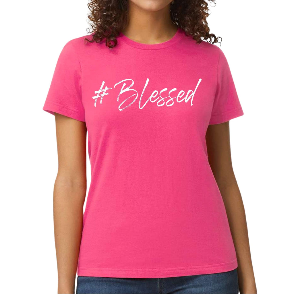 Womens Graphic T-shirt - #blessed